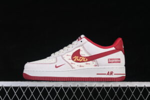 Nike Air Force 1'07 Low Limited Red White Air Force 1 Low Top Casual Skate Shoes Year of the Horse JP2026-133