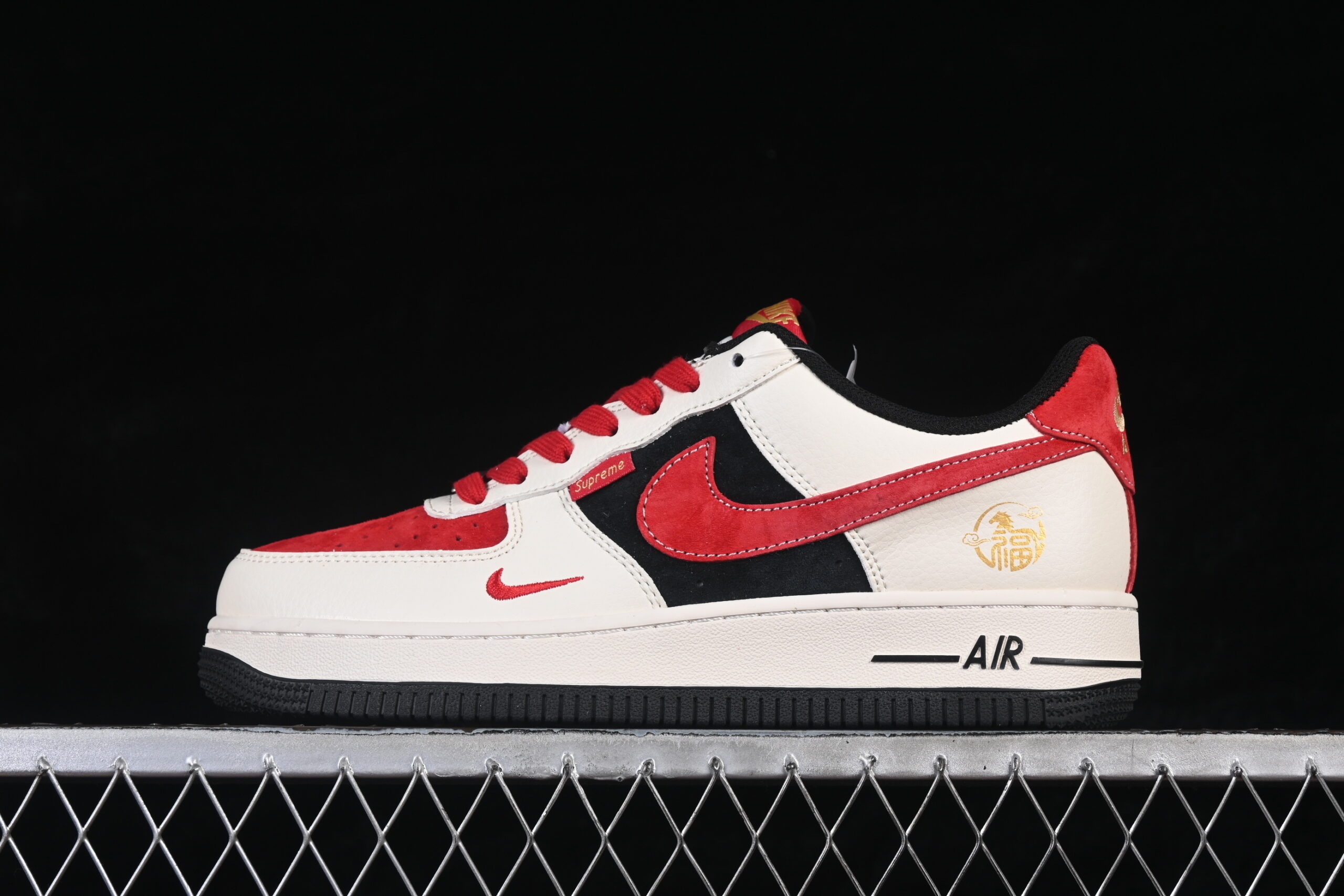 Nike Air Force 1'07 Low Limited Red Black Air Force 1 Low Top Casual Skate Shoes Year of the Horse XD0028-011