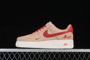 Nike Air Force 1'07 Low Limited Red Air Force 1 Low Top Casual Skate Shoes Year of the Horse DF0188-130