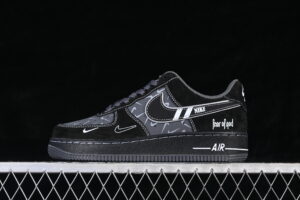Nike Air Force 1'07 Low Black Air Force 1 Low Top Casual Skate Shoes DD8585-200