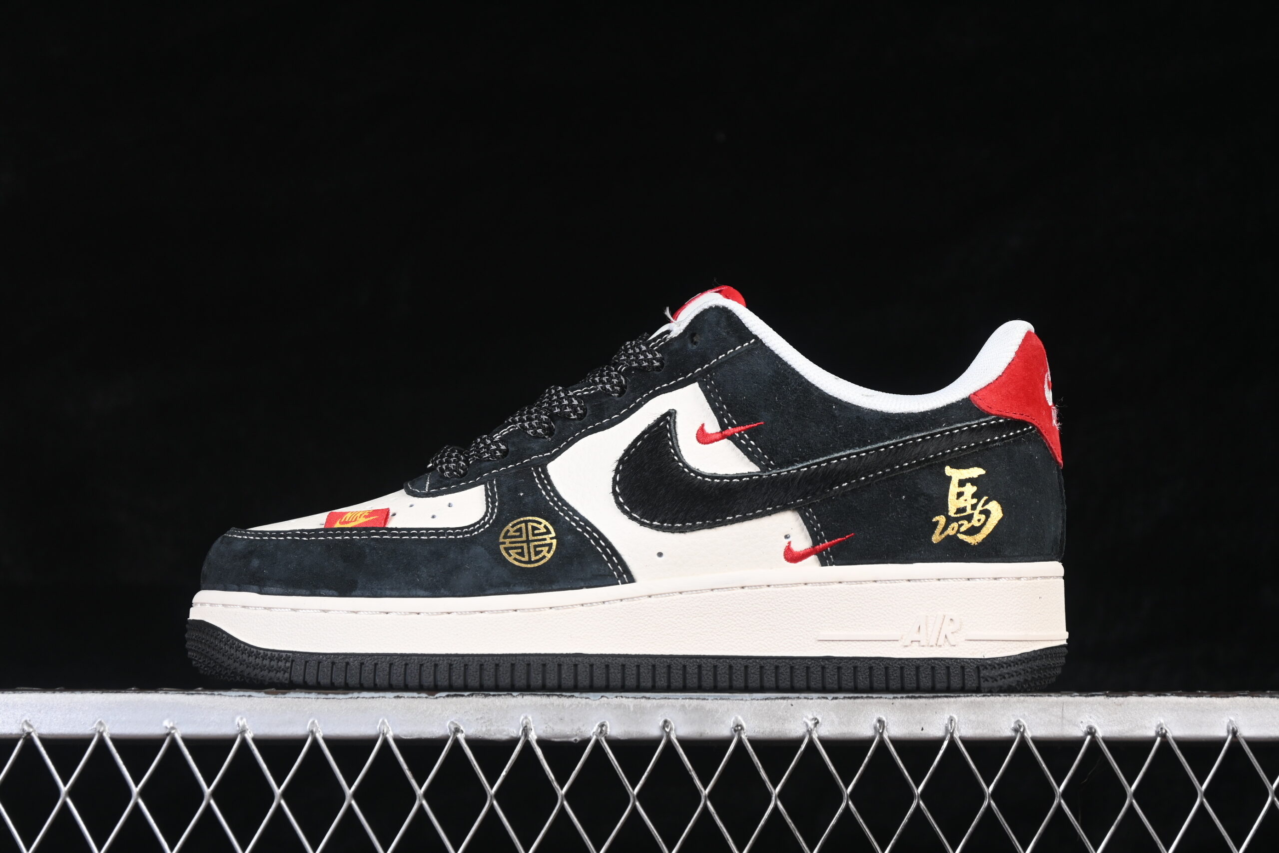 Nike Air Force 1'07 Low Black White Air Force 1 Low Top Casual Skate Shoes HT5088-630