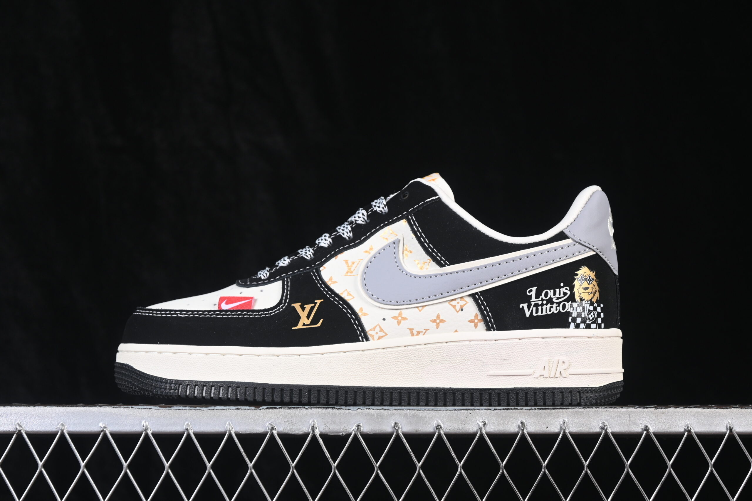 Nike Air Force 1'07 Low Black White Air Force 1 Low Top Casual Skate Shoes KL1688-006