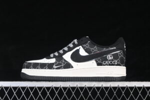 Nike Air Force 1'07 Low Black White Classic Colorway Air Force 1 Low Top Casual Skate Shoes MM3399-810