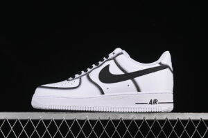 Nike Air Force 1'07 Low Black Green Air Force 1 Low Top Casual Skate Shoes ZH0316-075