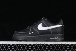 Nike Air Force 1'07 Low Black Air Force 1 Low Top Casual Skate Shoes ZH0316-154