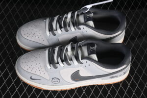 Nike SB Dunk Low Collaboration Grey Low Top Casual Skate Shoes Custom SG6688-006