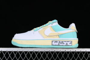 Nike Air Force 1 Fontanka Series Cream Grey Yellow Air Force 1 Low Top Casual Skate Shoes CW6688-610
