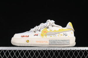 Nike Air Force 1 Fontanka New Air Force 1 Low Top Casual Skate Shoes Custom Graffiti DV6984-001