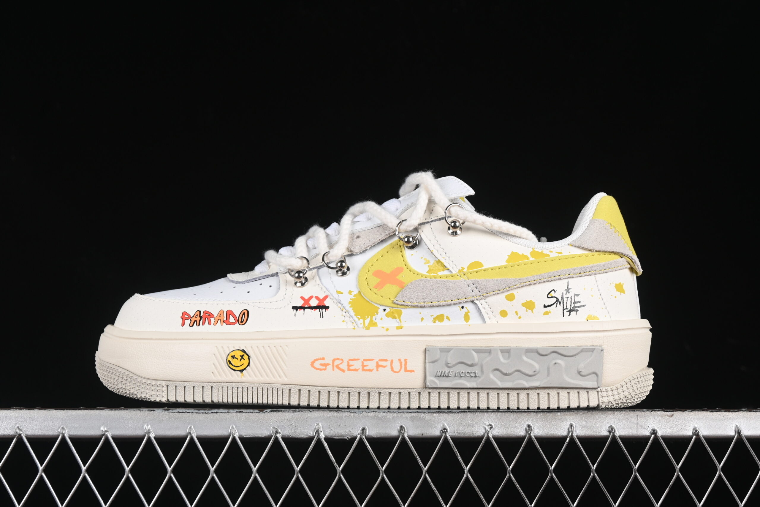 Nike Air Force 1 Fontanka New Air Force 1 Low Top Casual Skate Shoes Custom Graffiti DV6984-001