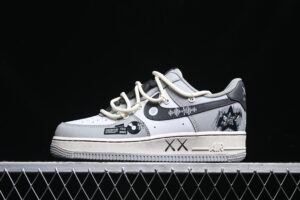 Nike Air Force 1 Low "Vinyl" Black Air Force 1 Low Top Casual Sports Skate Shoes KS6896-666