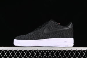 Nike Air Force 1'07 Low 2.0 Black Air Force 1 Low Top Casual Skate Shoes CI0051-300