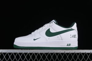 Nike Air Force 1'07 Low White Green Air Force 1 Low Top Casual Skate Shoes MN5263-126