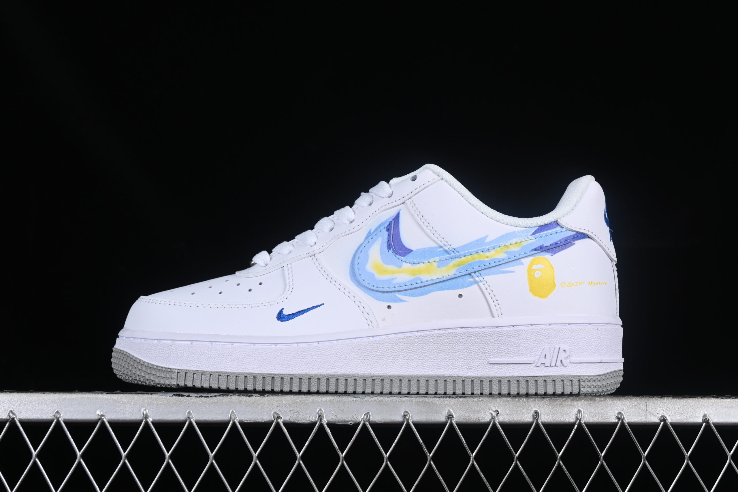 Nike Air Force 1'07 Low "Bape Collaboration - Air Force 1 Low Top Casual Skate Shoes PF9055-773