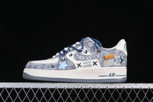 Nike Air Force 1'07 Low "Blue Star" Blue Air Force 1 Low Top Casual Sports Casual Skate Shoes BD0077-222