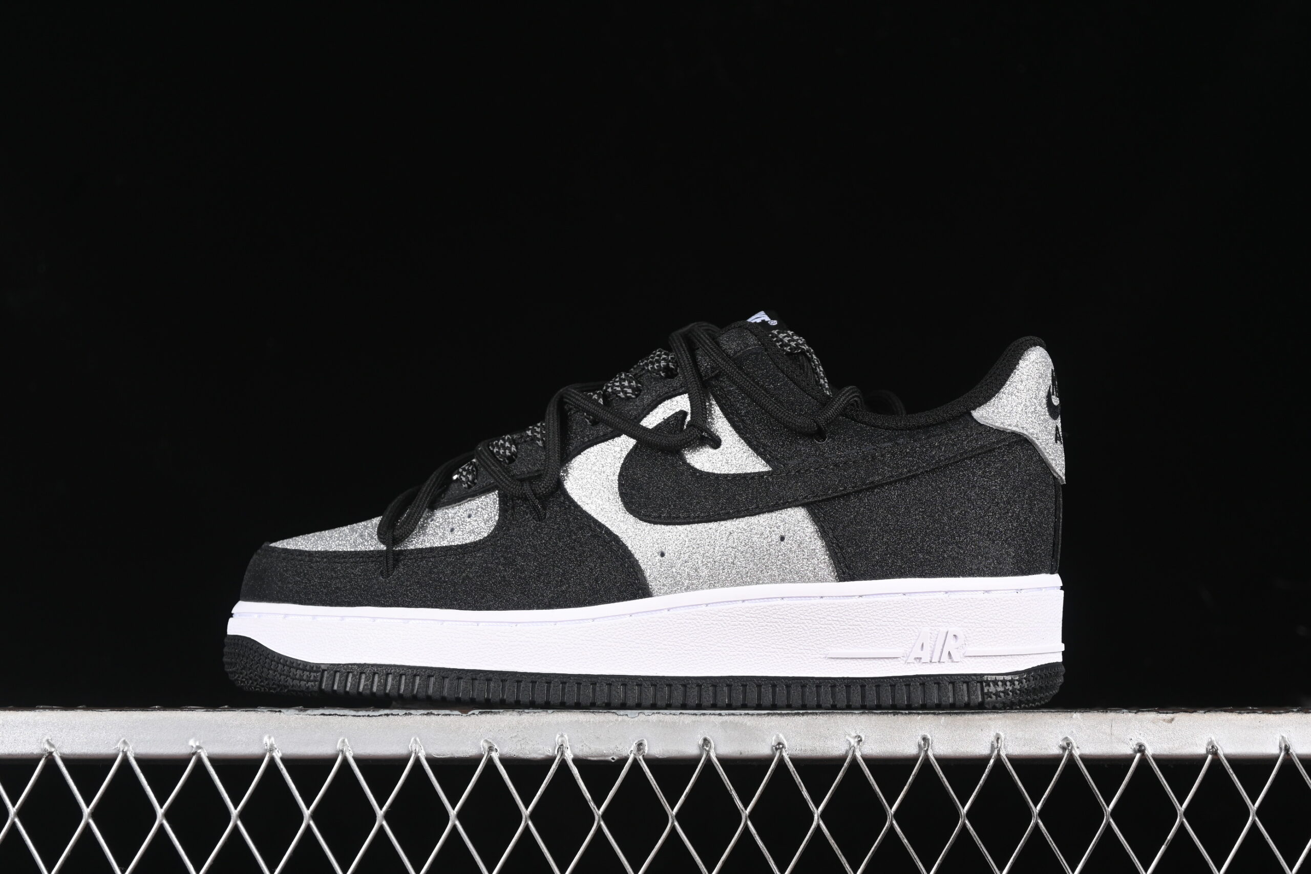 Nike Air Force 1'07 Low "Cleanfit" Retro Star Pattern Air Force 1 Low Top Casual Skate Shoes Glitter ZH0316-033