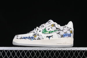 Nike Air Force 1'07 Low "Hip Hop" MLB Air Force 1 Low Top Casual Sports Skate Shoes BD0077-333