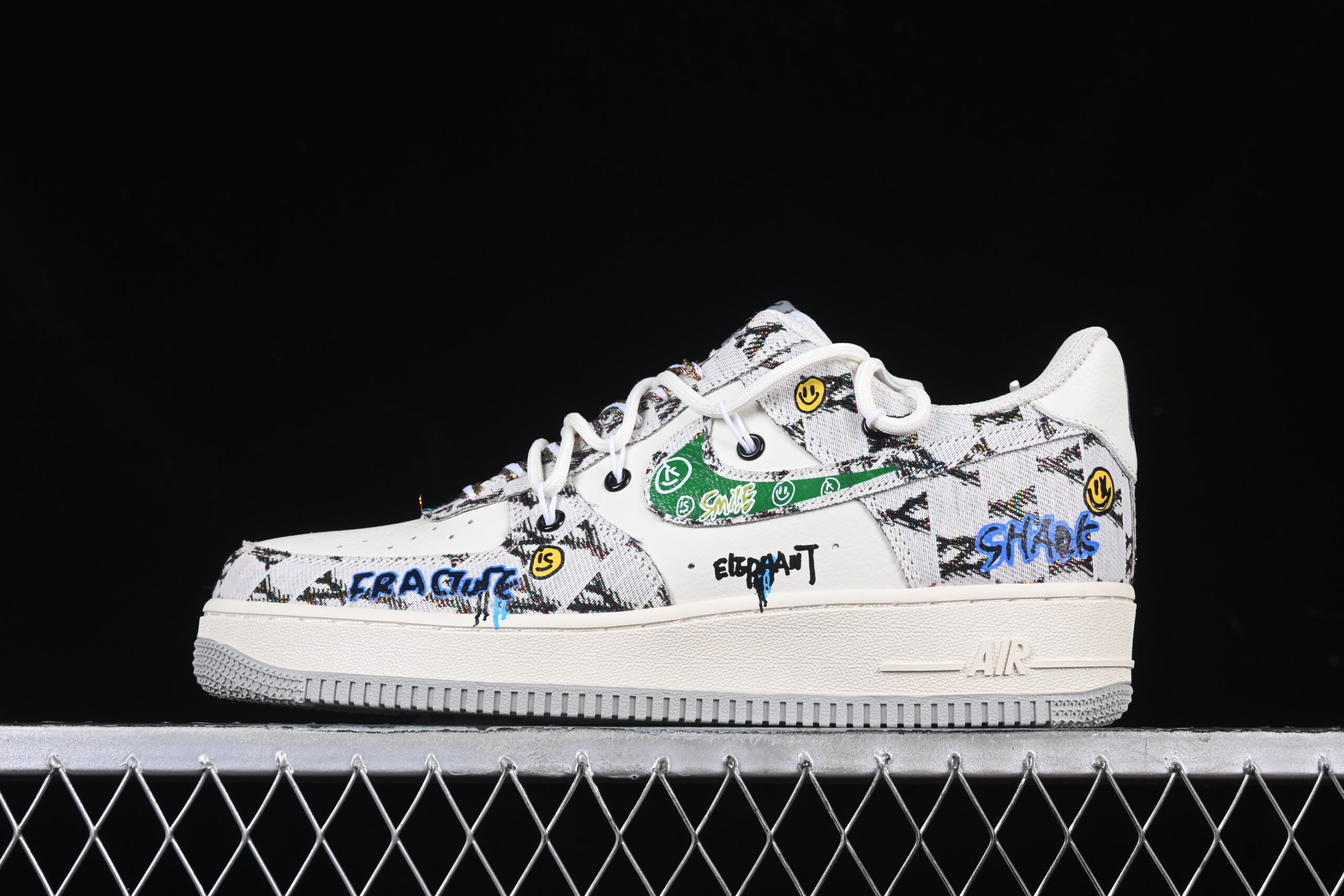 Nike Air Force 1'07 Low "Hip Hop" MLB Air Force 1 Low Top Casual Sports Skate Shoes BD0077-333