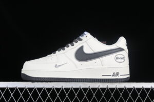 Nike Air Force 1'07 Low "Hoops" Cream Grey Air Force 1 Low Top Casual Skate Shoes HP2369-010