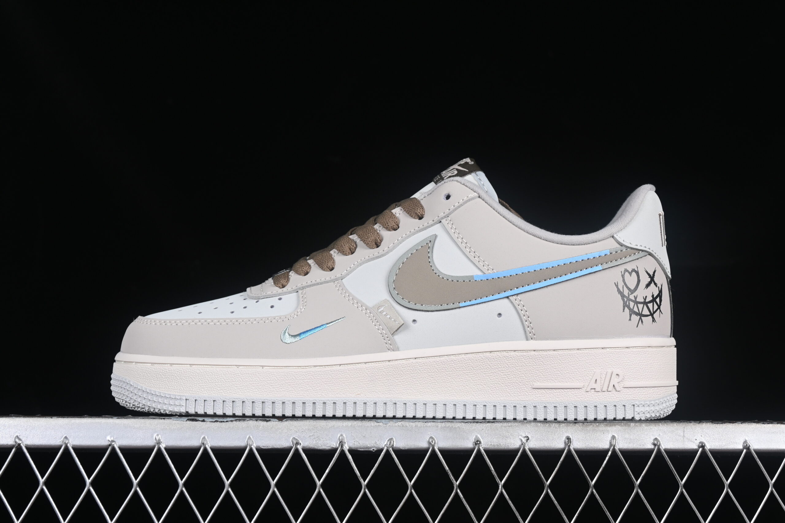 Nike Air Force 1'07 Low "Joker Coffee" Brown Air Force 1 Low Top Skate Shoes Custom XL2312-111