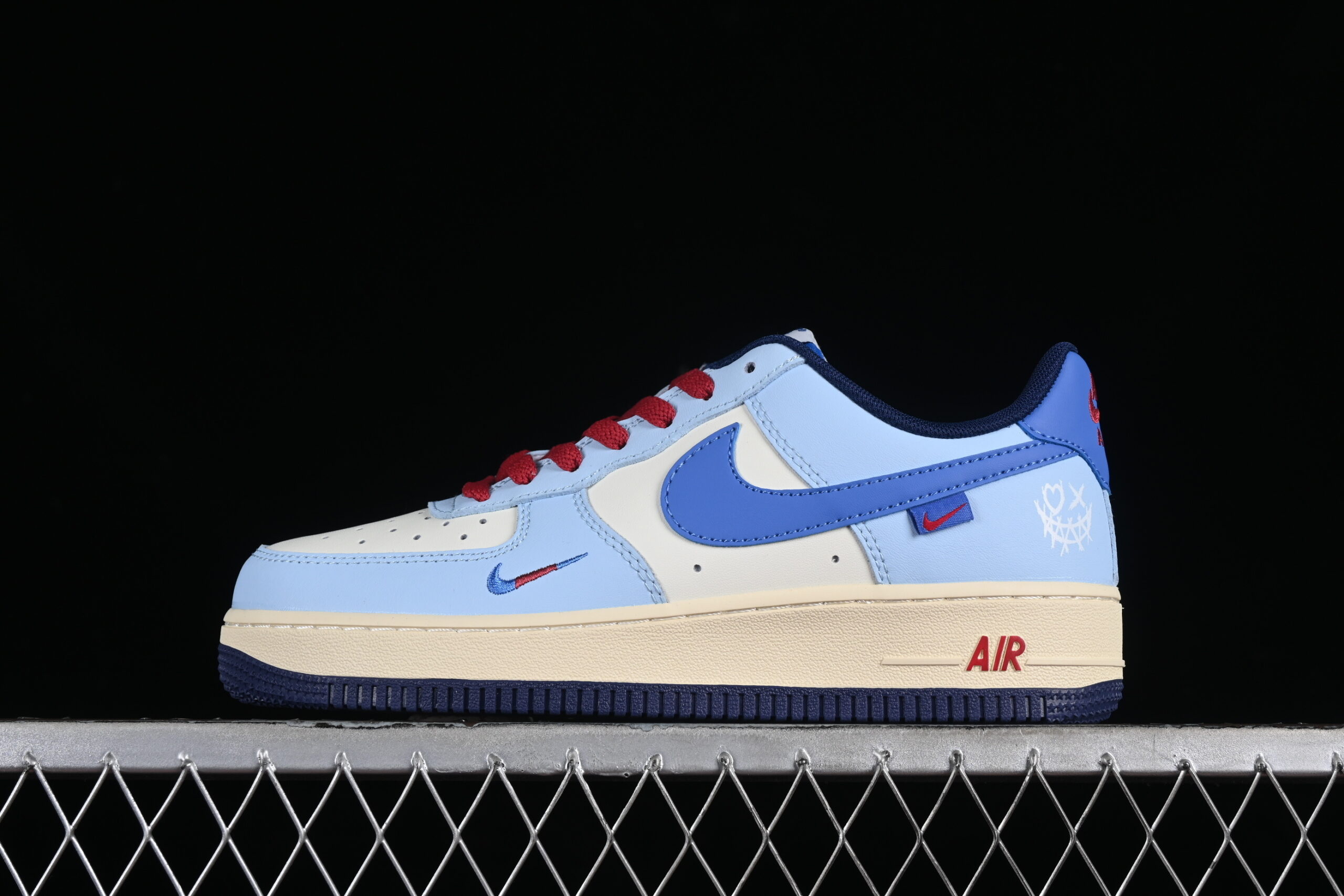 Nike Air Force 1'07 Low "Joker Red" Red Air Force 1 Low Top Casual Skate Shoes Custom XL2402-333