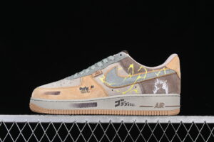 Nike Air Force 1'07 Low "Kakarot" Series Air Force 1 Low Top Fall Winter Casual Skate Shoes Custom CD1212-666