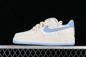 Nike Air Force 1'07 Low "Milk White/Blue" Blue Air Force 1 Low Top Casual Skate Shoes BD7701-011