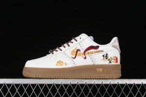Nike Air Force 1'07 Low "Open Cirrus" Black Air Force 1 Low Top Casual Skate Shoes FV3700-211