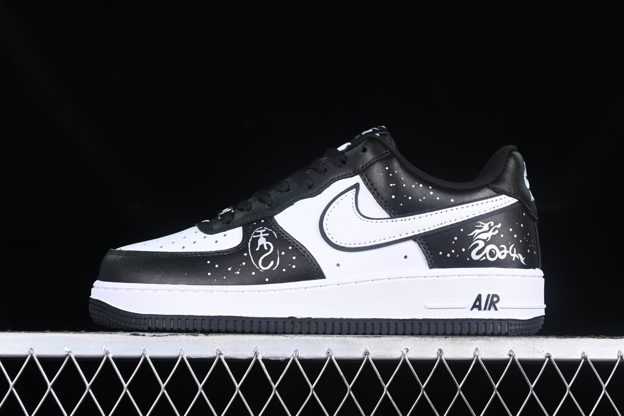 Nike Air Force 1'07 Low "Oracle" Limited - Air Force 1 Low Top Casual Skate Shoes Custom Chinese Style DV0788-001