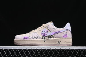 Nike Air Force 1'07 Low "Purple Taro Demon" Purple Air Force 1 Low Top Fall Winter Casual Skate Shoes Custom ZB2121-301