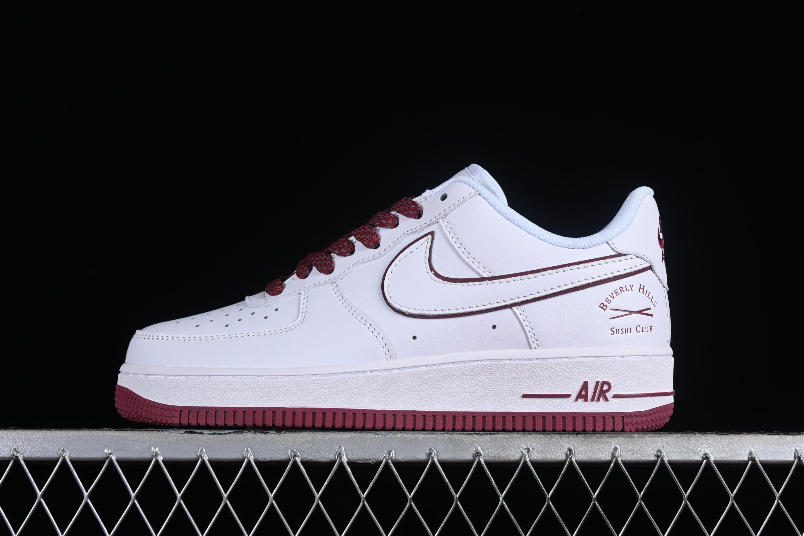 Nike Air Force 1'07 Low "Sushi Club" White Red Classic Air Force 1 Low Top Casual Skate Shoes NS0517-005