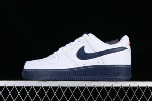 Nike Air Force 1'07 Low "USA" White Blue Air Force 1 Low Top Casual Skate Shoes CK5718-100