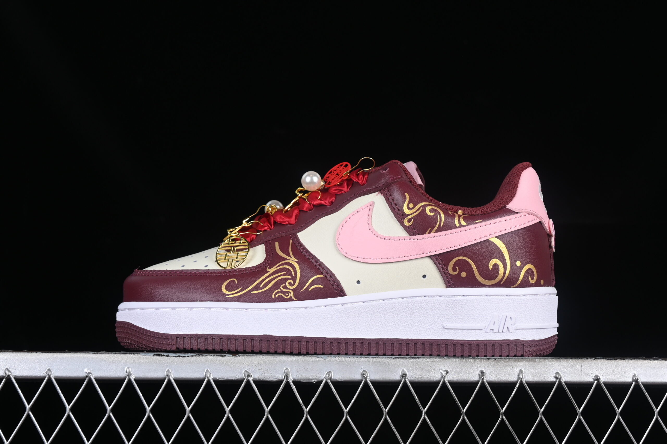 Nike Air Force 1'07 Low "Wedding" Air Force 1 Low Top Skate Shoes Custom FD9925-161