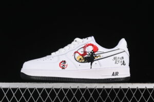 Nike Air Force 1'07 Low "Wu Kong" Black Air Force 1 Low Top Casual Skate Shoes DV0788-301