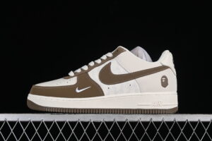 Nike Air Force 1'07 Low BAPE Collaboration - Air Force 1 Low Top Casual Skate Shoes BA8806-225