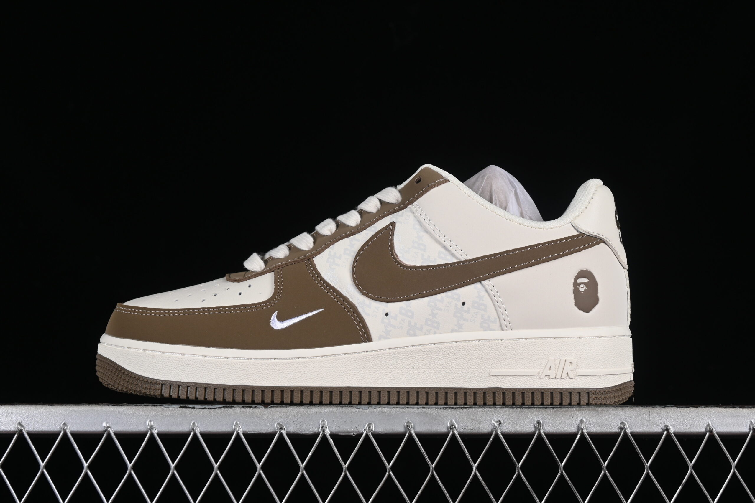 Nike Air Force 1'07 Low BAPE Collaboration - Air Force 1 Low Top Casual Skate Shoes BA8806-225