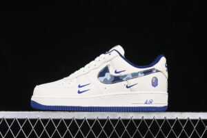 Nike Air Force 1'07 Low Bape Collaboration - Blue Air Force 1 Low Top Casual Skate Shoes KK1988-036