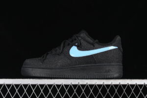Nike Air Force 1'07 Low Cleanfit Popular Black Star Pattern Air Force 1 Low Top Casual Skate Shoes Custom Glitter ZH0316-042