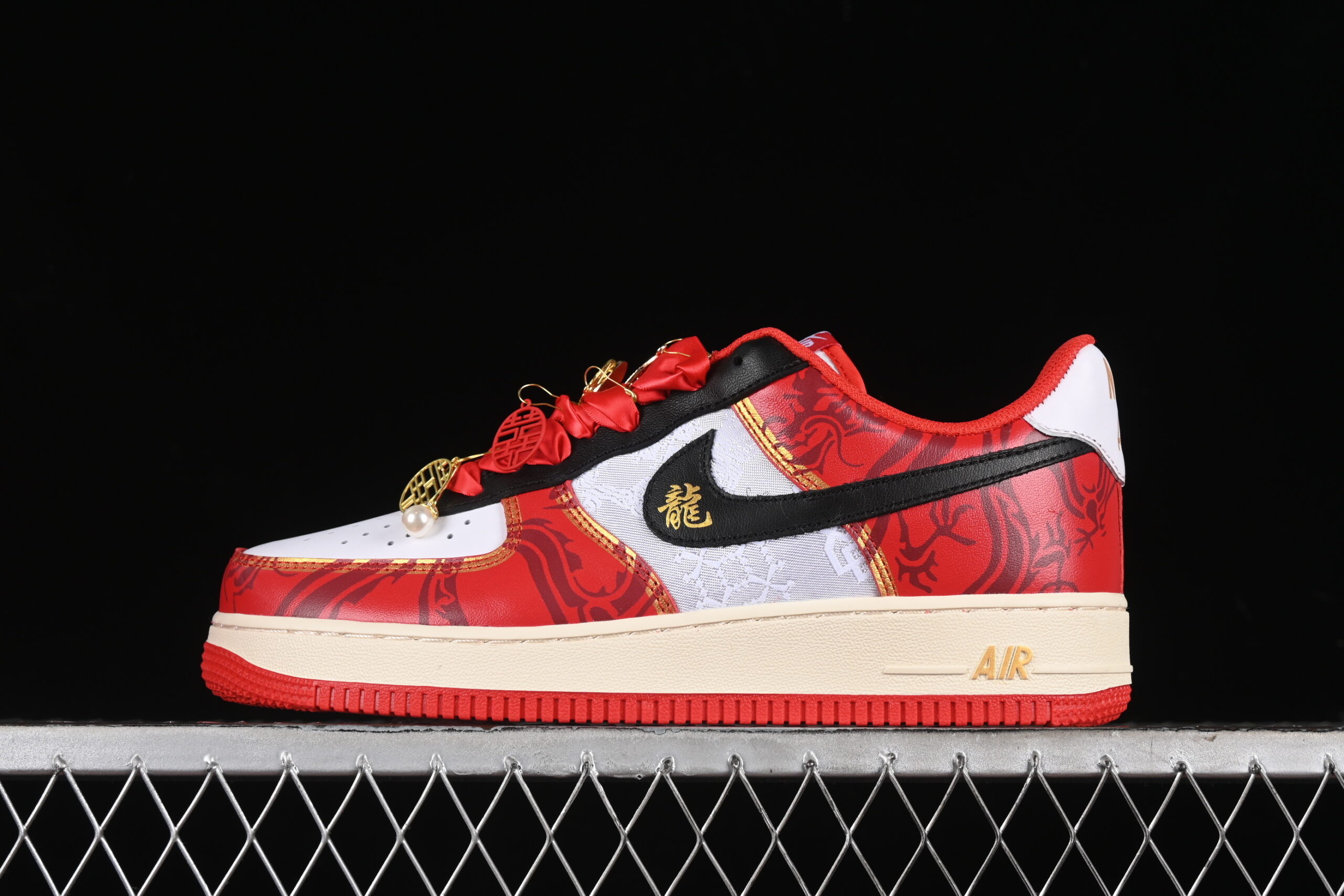Nike Air Force 1'07 Low CNY Limited - Air Force 1 Low Top Casual Skate Shoes Chinese Style FN7439-133