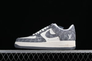 Nike Air Force 1'07 Low LV Collaboration - Grey Air Force 1 Low Top Casual Skate Shoes Double Swoosh HD1968-030