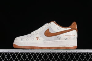 Nike Air Force 1'07 Low LV Collaboration - Cream Brown Air Force 1 Low Top Casual Shoes CV1724-112