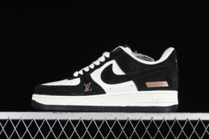 Nike Air Force 1'07 Low LV Collaboration - Cream Black Air Force 1 Low Top Casual Skate Shoes HD1968-010