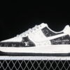 Nike Air Force 1'07 Low LV Collaboration - Black Air Force 1 Low Top Casual Skate Shoes DD8686-100