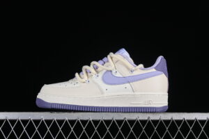 Nike Air Force 1'07 Low Milk White/Blue" Purple Air Force 1 Low Top Casual Skate Shoes Custom BD7701-022