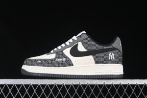 Nike Air Force 1'07 Low MLB Collaboration Cream Grey Air Force 1 Low Top Casual Skate Shoes DF0188-038