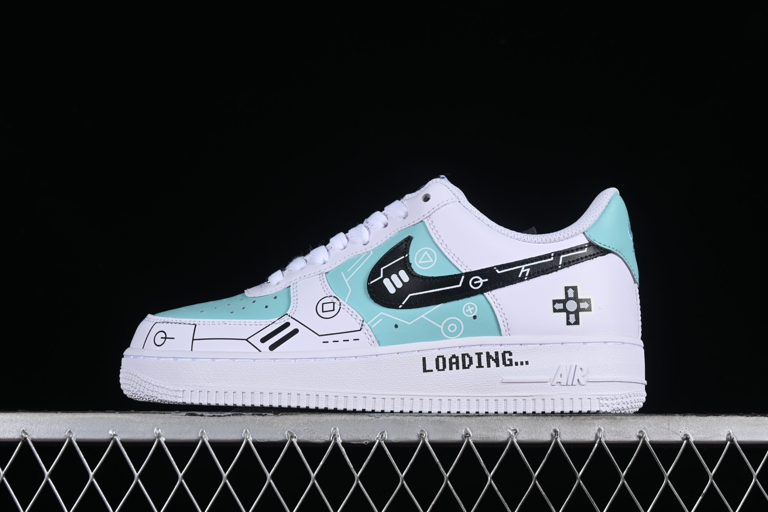 Nike Air Force 1'07 Low PS5 Green Air Force 1 Low Top Casual Skate Shoes CW2288-114