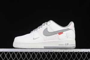 Nike Air Force 1'07 Low Supreme Collaboration - Air Force 1 Low Top Casual Skate Shoes CH6336-522