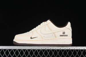Nike Air Force 1'07 Low UN Collaboration - Cream White Yellow Air Force 1 Low Top Casual Skate Shoes KK3333-002