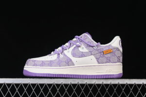 Nike Air Force 1'07 Low x Gucci Purple Air Force 1 Low Top Casual Skate Shoes BD7700-022