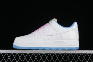 Nike Air Force 1'07 Low White Blue Pink Air Force 1 Low Top Casual Skate Shoes LC5688-001