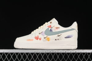 Nike Air Force 1'07 Low Cream Air Force 1 Low Top Casual Skate Shoes ZH0316-040